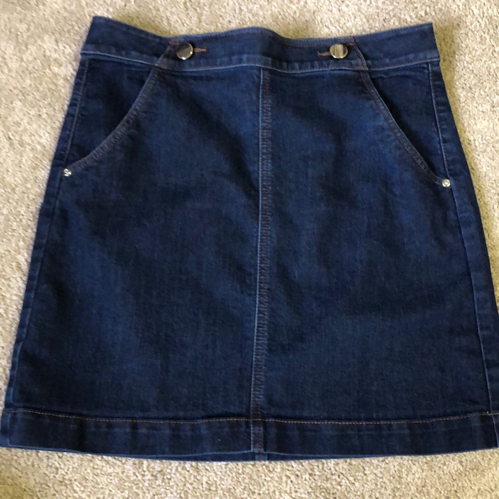 Ann Taylor Loft Denim Skirt EUC